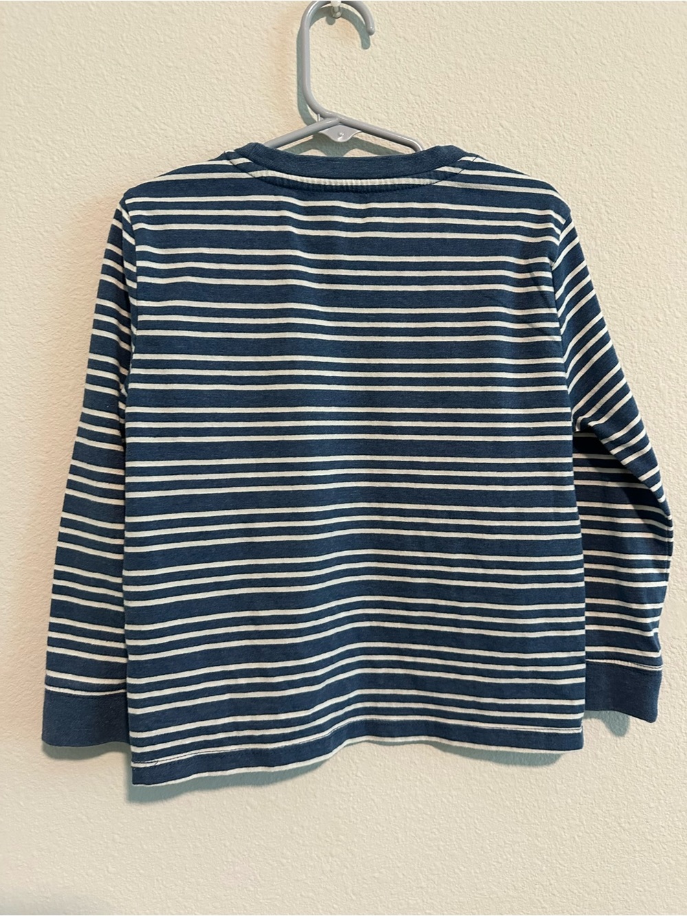 U.S. Polo Assn. Navy & White Striped Long-Sleeve Tee with Red Logo - Picture 2 of 4